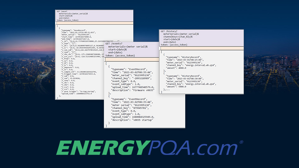 DataLink<sup class="small-title-sup">™</sup> API Added to EnergyPQA<sup class="small-title-sup">®</sup> Energy Management System